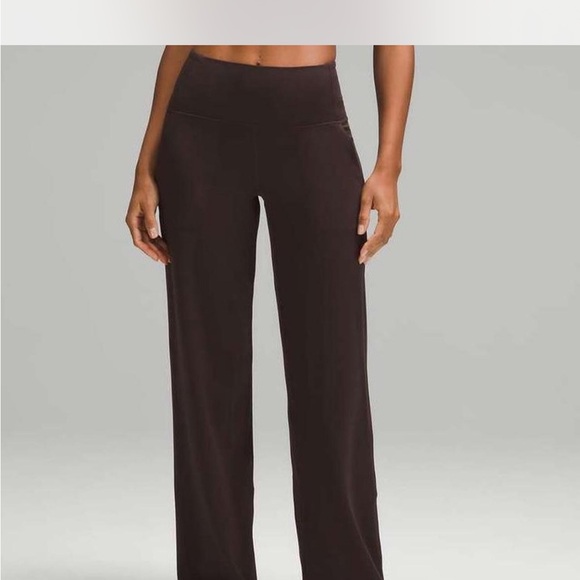 Lululemon Athletica Espresso Wide Leg Pants - Picture 1 of 5